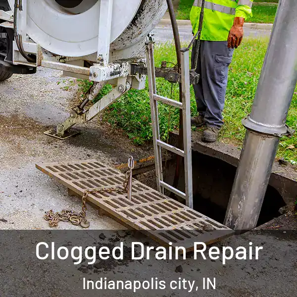  Clogged Drain Repair Indianapolis city, IN